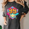 Baseball Drip Jersey Number 99 For Players & 99th Birthday Women's Comfort Colors T-Shirt Pepper Baseball Drip Jersey Number 99 For Players & 99th Birthday Women's Comfort Colors T-Shirt Pepper