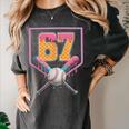 Baseball Drip Number 67 Fun Six Seven 6 7 Meme Women's Comfort Colors T-Shirt Pepper Baseball Drip Number 67 Fun Six Seven 6 7 Meme Women's Comfort Colors T-Shirt Pepper