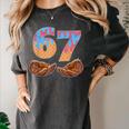 Baseball Drip Number 67 Player Six Seven Meme Women's Comfort Colors T-Shirt Pepper Baseball Drip Number 67 Player Six Seven Meme Women's Comfort Colors T-Shirt Pepper