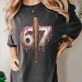 Baseball Drip Number 67 Sports Player Six Seven Meme Fan Women's Comfort Colors T-Shirt Pepper Baseball Drip Number 67 Sports Player Six Seven Meme Fan Women's Comfort Colors T-Shirt Pepper