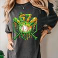 Baseball Drip St Patricks Day Boys Baseball St Patricks Day Women's Comfort Colors T-Shirt Pepper