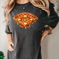 Baseball Dripping Waffle Field Women's Comfort Colors T-Shirt Pepper Baseball Dripping Waffle Field Women's Comfort Colors T-Shirt Pepper
