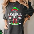 The Baseball Elf Christmas Sport Lovers Xmas Elf Women's Comfort Colors T-Shirt Pepper
