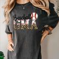 Baseball Gma Women BallPark Gma Baseball Mom Mother's Day Women's Comfort Colors T-Shirt Pepper