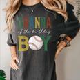 Baseball Granna Of The Birthday Boy Family Matching Women's Comfort Colors T-Shirt Pepper Baseball Granna Of The Birthday Boy Family Matching Women's Comfort Colors T-Shirt Pepper
