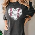 Baseball Heart Love Game Sports Fan Game Day Women's Comfort Colors T-Shirt Pepper Baseball Heart Love Game Sports Fan Game Day Women's Comfort Colors T-Shirt Pepper