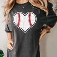 Baseball Heart Love Sport Valentines Day Men Women Boys Kids Women's Comfort Colors T-Shirt Pepper Baseball Heart Love Sport Valentines Day Men Women Boys Kids Women's Comfort Colors T-Shirt Pepper
