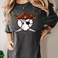 Baseball Heart Pirate Hat Crossed Swords Men Boys Kids Youth Women's Comfort Colors T-Shirt Pepper Baseball Heart Pirate Hat Crossed Swords Men Boys Kids Youth Women's Comfort Colors T-Shirt Pepper
