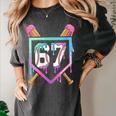 Baseball Ice Cream Drip 67 Player Dabbing Six Seven Boys Women's Comfort Colors T-Shirt Pepper Baseball Ice Cream Drip 67 Player Dabbing Six Seven Boys Women's Comfort Colors T-Shirt Pepper