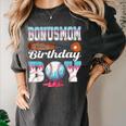 Baseball Ice Cream Drip Bonus Mom Of The Birthday Boy Women's Comfort Colors T-Shirt Pepper Baseball Ice Cream Drip Bonus Mom Of The Birthday Boy Women's Comfort Colors T-Shirt Pepper