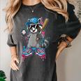 Baseball Ice Cream Drip For Boys And Girls Batter Game Day Women's Comfort Colors T-Shirt Pepper