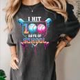 Baseball Ice Cream Drip I Hit 100 Days Of School Boys Kids Women's Comfort Colors T-Shirt Pepper