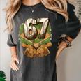 Baseball Ice Cream Drip Number 67 Playground Player 67th Women's Comfort Colors T-Shirt Pepper Baseball Ice Cream Drip Number 67 Playground Player 67th Women's Comfort Colors T-Shirt Pepper