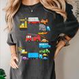 Baseball Ice Cream Drip Vehicles Youth Baseball Drip Women's Comfort Colors T-Shirt Pepper