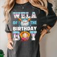Baseball Ice Cream Drip Wela Of The Birthday Boy Women's Comfort Colors T-Shirt Pepper
