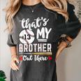 Baseball Jersey Number 13 That's My Brother Out There Women's Comfort Colors T-Shirt Pepper Baseball Jersey Number 13 That's My Brother Out There Women's Comfort Colors T-Shirt Pepper