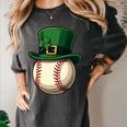 Baseball Leprechaun Hat Saint Patrick Retro Women's Comfort Colors T-Shirt Pepper Baseball Leprechaun Hat Saint Patrick Retro Women's Comfort Colors T-Shirt Pepper