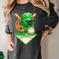Baseball Life Style Ice Cream Drip Green Premium Tri-Blend Women's Comfort Colors T-Shirt Pepper Baseball Life Style Ice Cream Drip Green Premium Tri-Blend Women's Comfort Colors T-Shirt Pepper