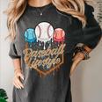 Baseball Lifestyle Baseball Lover Player Baseballer Women's Comfort Colors T-Shirt Pepper