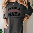 Baseball Mama Lets Go Boys Mother Baseball Mom Women's Comfort Colors T-Shirt Pepper