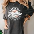 Baseball Mama Baseball Mom Matching Family Crazy Proud Premium Women's Comfort Colors T-Shirt Pepper