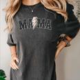 Baseball Mama Rocks Lightning Baseball Mom Mother's Day Women's Comfort Colors T-Shirt Pepper Baseball Mama Rocks Lightning Baseball Mom Mother's Day Women's Comfort Colors T-Shirt Pepper