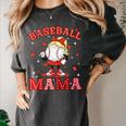Baseball Mama Sports Mom Baseball Valentine Drip Girls Women Women's Comfort Colors T-Shirt Pepper Baseball Mama Sports Mom Baseball Valentine Drip Girls Women Women's Comfort Colors T-Shirt Pepper