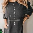 Baseball Math 6 4 3 2 Double Play Cute Softball Game Premium Tri-Blend Women's Comfort Colors T-Shirt Pepper