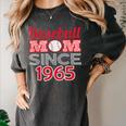 Baseball Mom Since 1965 Women's Comfort Colors T-Shirt Pepper