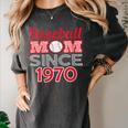 Baseball Mom Since 1970 Women's Comfort Colors T-Shirt Pepper Baseball Mom Since 1970 Women's Comfort Colors T-Shirt Pepper