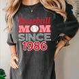 Baseball Mom Since 1986 Women's Comfort Colors T-Shirt Pepper