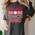 Baseball Mom Since 1990 Women's Comfort Colors T-Shirt Pepper