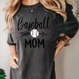 Baseball Mom Cute Arrow Father's Mother's Xmas Day Women's Comfort Colors T-Shirt Pepper Baseball Mom Cute Arrow Father's Mother's Xmas Day Women's Comfort Colors T-Shirt Pepper