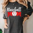 Baseball Mom Cute Letter Print Women Cute Mother's Day Women's Comfort Colors T-Shirt Pepper Baseball Mom Cute Letter Print Women Cute Mother's Day Women's Comfort Colors T-Shirt Pepper