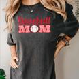 Baseball Mom Cute Mother Fans Baseball Graphic Raglan Baseball Tee Women's Comfort Colors T-Shirt Pepper