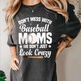 Baseball Mom We Don´t Just Look Crazy Baseball Player Women's Comfort Colors T-Shirt Pepper Baseball Mom We Don´t Just Look Crazy Baseball Player Women's Comfort Colors T-Shirt Pepper