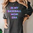 In My Baseball Mom Era 80s Retro Style Women's Comfort Colors T-Shirt Pepper