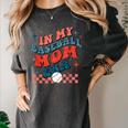 In My Baseball Mom Era Groovy Mom Baseball Mama Mother's Day Women's Comfort Colors T-Shirt Pepper In My Baseball Mom Era Groovy Mom Baseball Mama Mother's Day Women's Comfort Colors T-Shirt Pepper