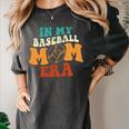 In My Baseball Mom Era Baseball Retro Groovy Mom Women's Comfort Colors T-Shirt Pepper In My Baseball Mom Era Baseball Retro Groovy Mom Women's Comfort Colors T-Shirt Pepper