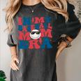 In My Baseball Mom Era Smile Face Retro Women's Comfort Colors T-Shirt Pepper
