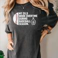Baseball Mom Essential Oils Meme For Oily Oils Mom Women's Comfort Colors T-Shirt Pepper