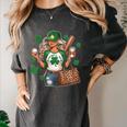 Baseball Mom Green Shamrock St Patrick Day Women Women's Comfort Colors T-Shirt Pepper Baseball Mom Green Shamrock St Patrick Day Women Women's Comfort Colors T-Shirt Pepper