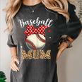 Baseball Mom Headband Leopard Baseball Ball Mother's Day Women's Comfort Colors T-Shirt Pepper Baseball Mom Headband Leopard Baseball Ball Mother's Day Women's Comfort Colors T-Shirt Pepper