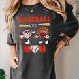 Baseball Mom Heart Baseball Mama Mother's Day Women's Comfort Colors T-Shirt Pepper Baseball Mom Heart Baseball Mama Mother's Day Women's Comfort Colors T-Shirt Pepper