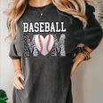 Baseball Mom Heart Sports Mom Women's Comfort Colors T-Shirt Pepper Baseball Mom Heart Sports Mom Women's Comfort Colors T-Shirt Pepper