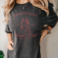 Baseball Mom Home Plate Social Club Mother's Day Women's Comfort Colors T-Shirt Pepper