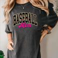 Baseball Mom Leopard Baseball Mama Life Girls Women Baller Premium Women's Comfort Colors T-Shirt Pepper