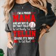 Baseball Mom Mama Baseball Lover Sport Mother's Day Women's Comfort Colors T-Shirt Pepper
