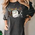 Baseball Mom Mama Mother Women's Comfort Colors T-Shirt Pepper Baseball Mom Mama Mother Women's Comfort Colors T-Shirt Pepper