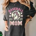 Baseball Mom Mama Mother's Dog In My Baseball Mom Era Women's Comfort Colors T-Shirt Pepper Baseball Mom Mama Mother's Dog In My Baseball Mom Era Women's Comfort Colors T-Shirt Pepper